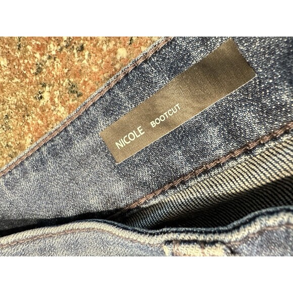 KUT from the Kloth Jeans Nicole High Rise Bootcut Medium Wash Denim Women 10 - Picture 5 of 12
